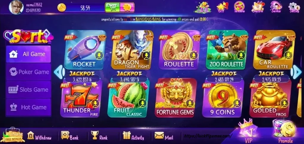 Luck 91 Game